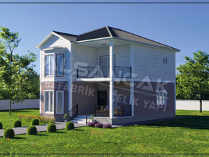 144M2 Prefabrik Ev 2