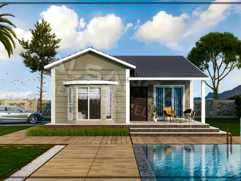 75 M2 Prefabrik Ev