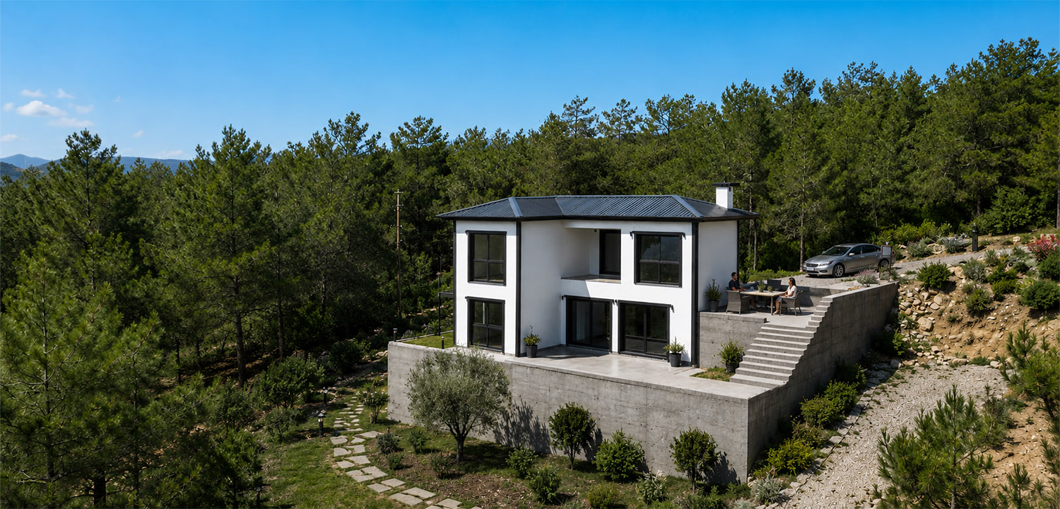 Didim 140m2 Çelik Villa