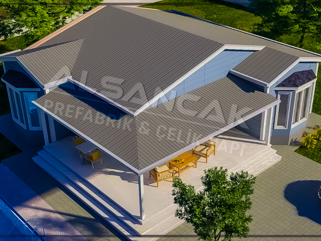 120 M2 Çelik Ev