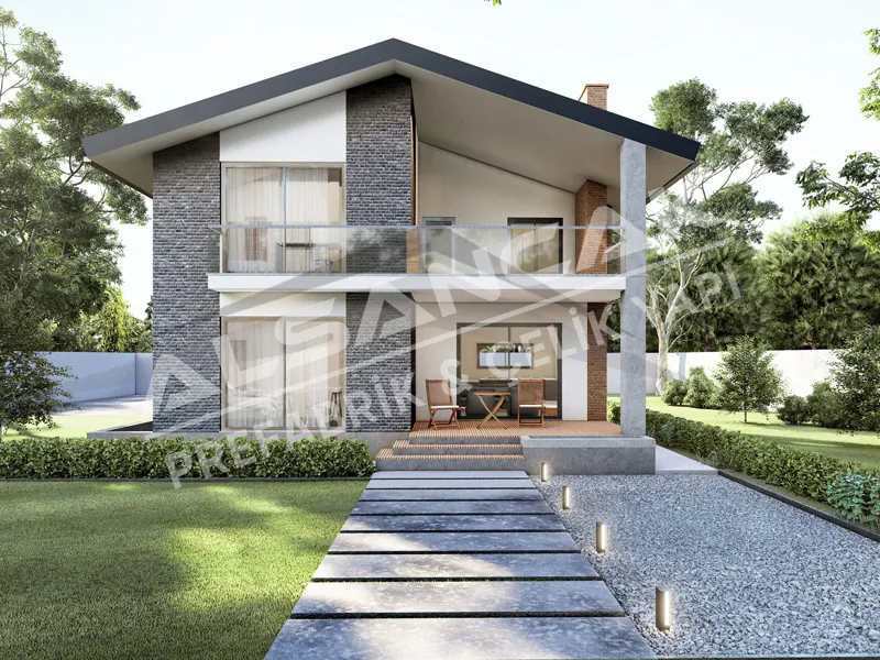 205 M2 Dublex Çelik Ev