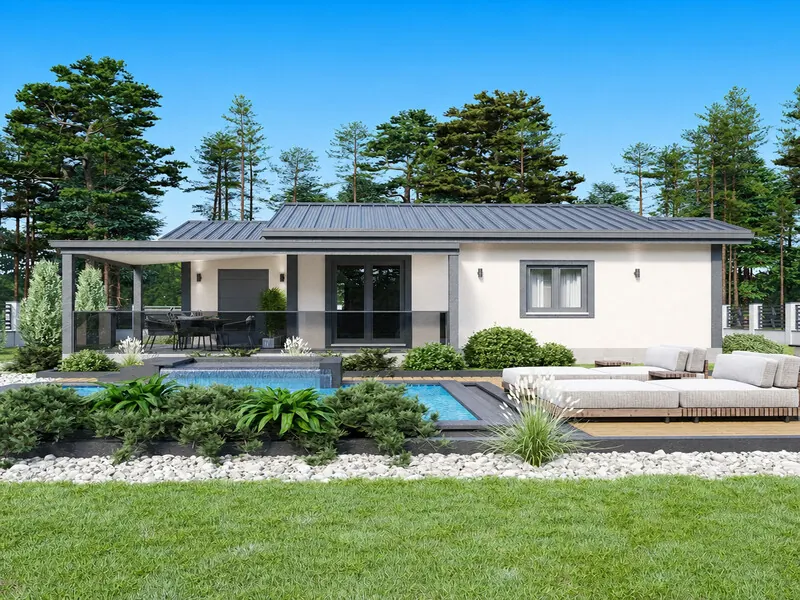 90 M2 Çelik Villa