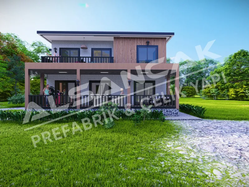 177 M2 Dublex Çelik Ev