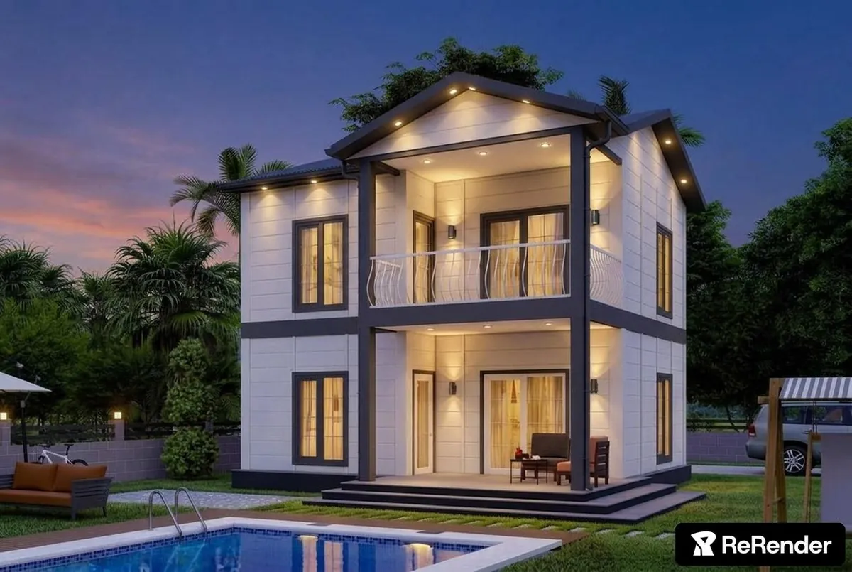 110 M2 Dublex Çelik Ev