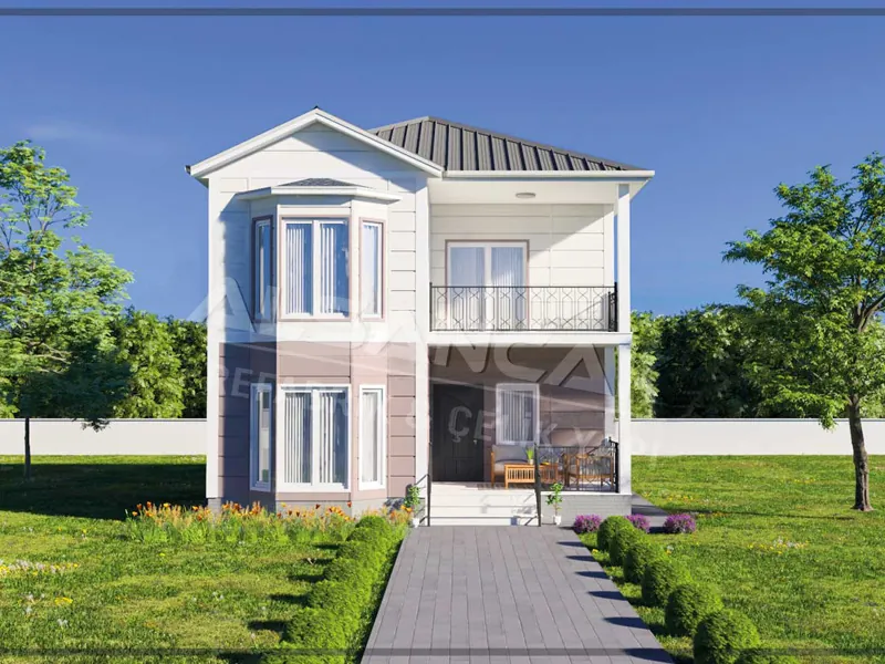 144 M2 Dublex Çelik Ev
