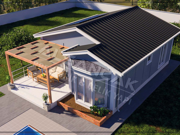 71 M2 Prefabrik Ev