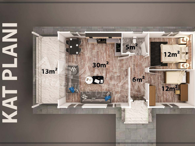 82 M2 Çelik Ev